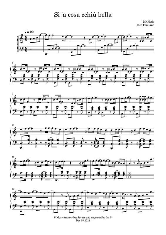 SÌ A COSA CCHIÙ BELLA