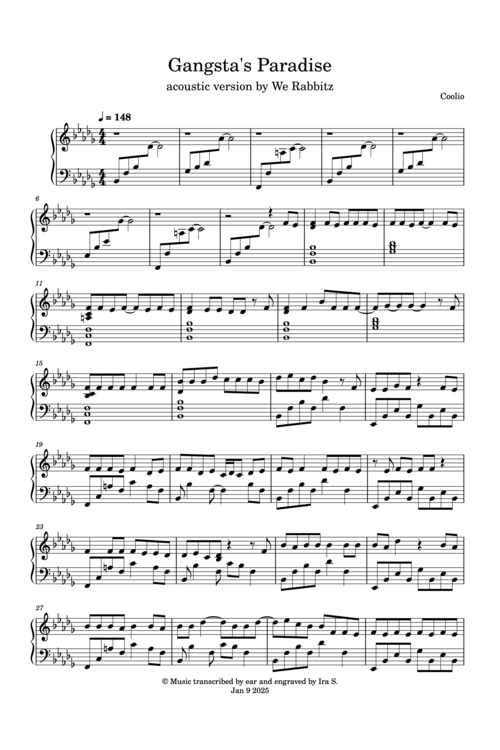 GANGSTA’S PARADISE