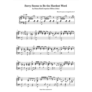Sorry Seems to Be the Hardest Word by Elton John